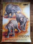 Poster / cartaz do zoológico de Berlim