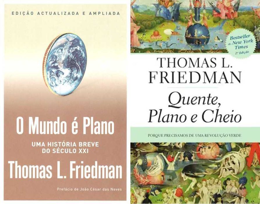 Livros de Thomas L. Friedman Mundo é Plano, Quente, Cheio [Preço Conj]