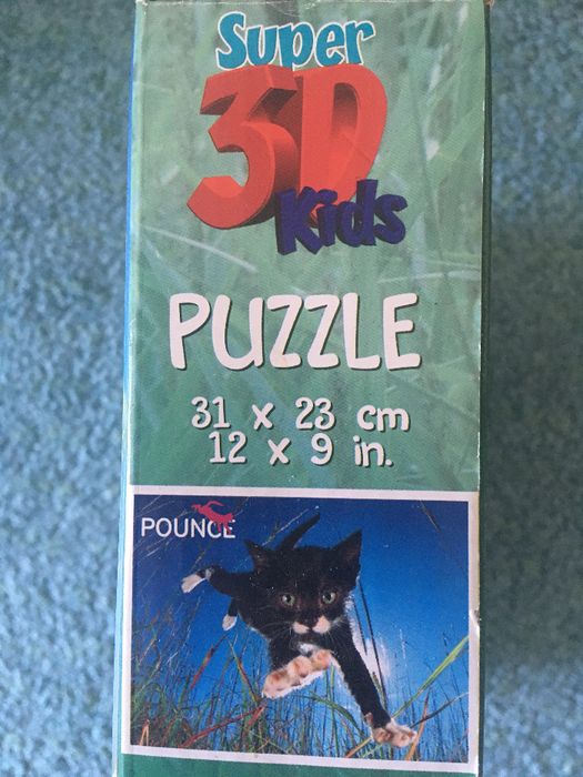 Puzzle Super 3D Kids com 100 peças idade 5+ usado mas como novo