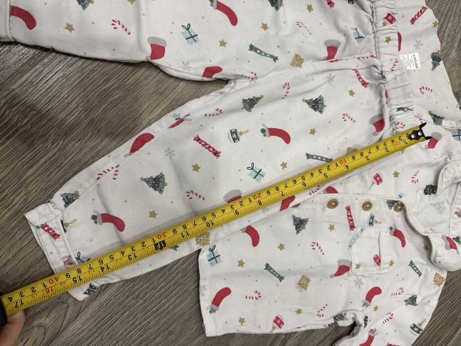 Новорічна піжама дитяча 9-12 74 см