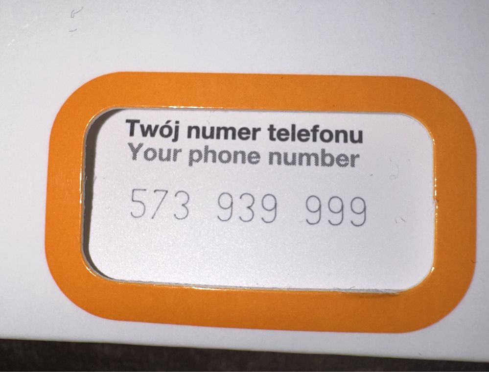 Sprzedam numer telefonu.