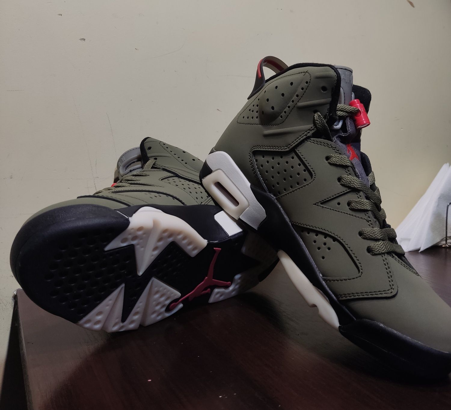 Travis Scott x Air Jordan 6 Retro GS 'Olive'