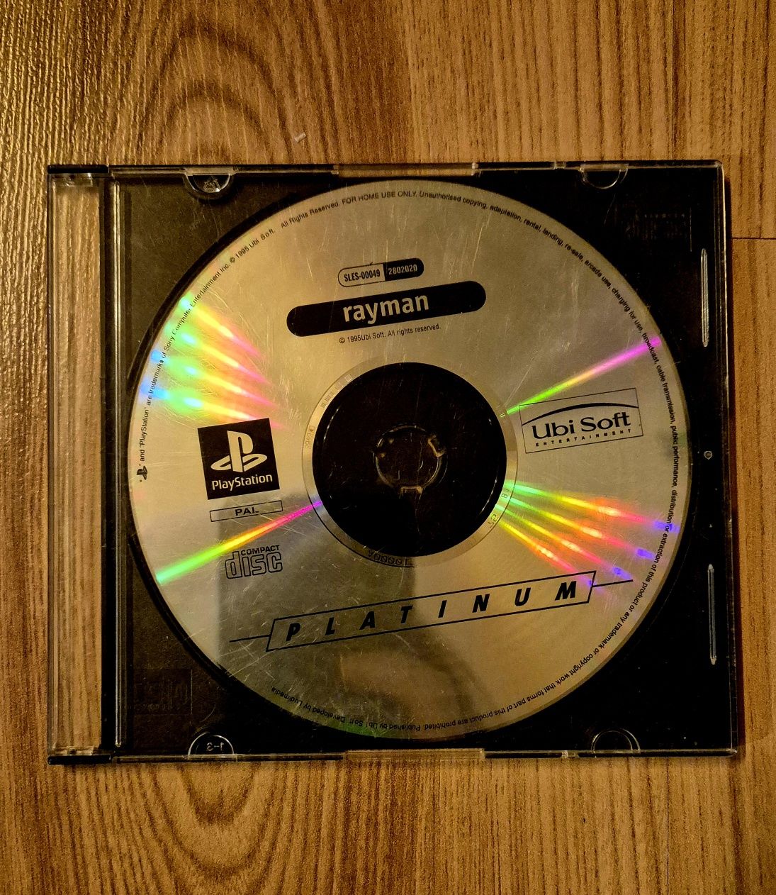 Rayman PS1 wersja PAL