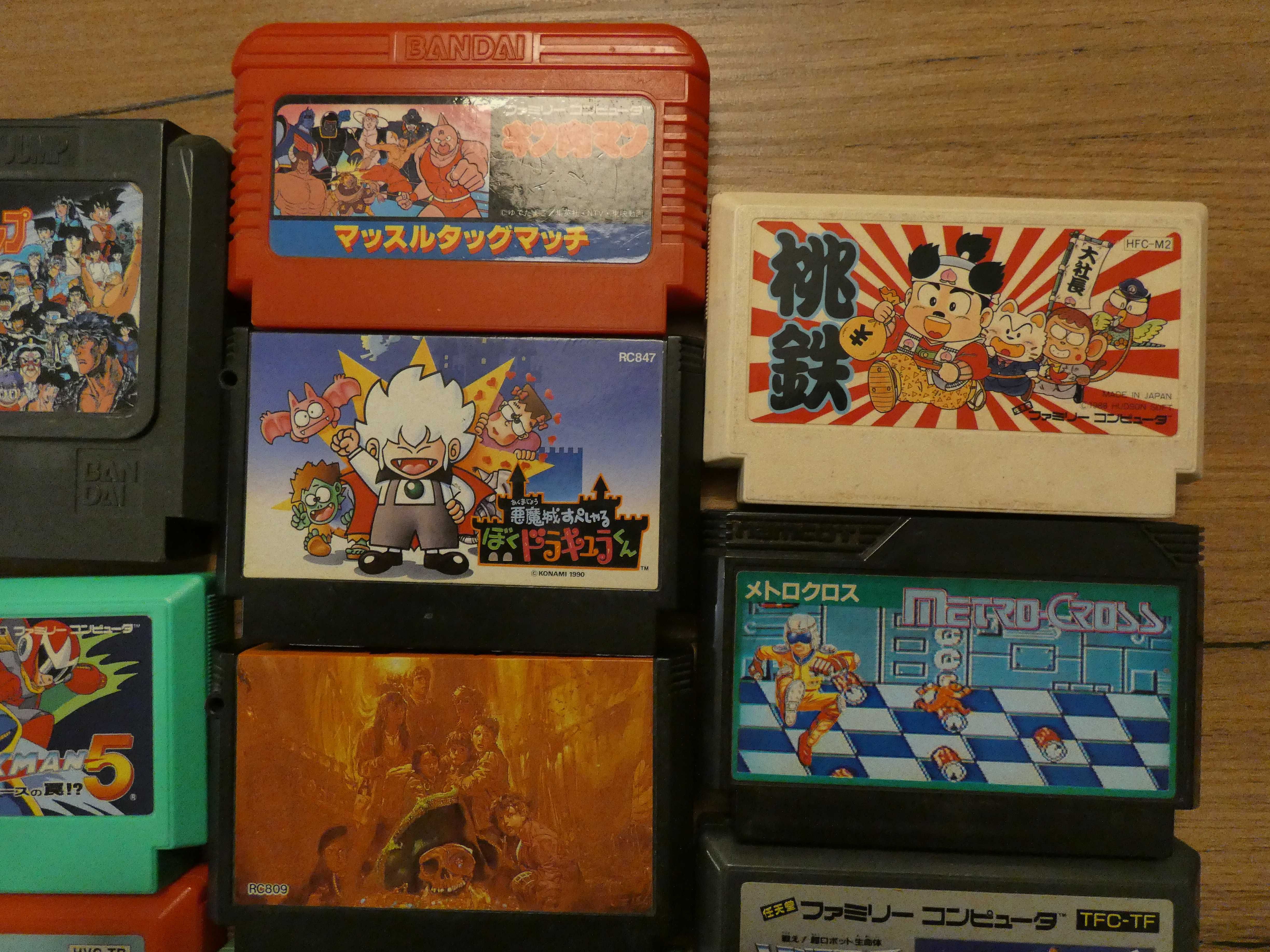 Gry Famicom/Pegasus kolekcja 18 gier - Mario, Rockman, Kid Dracula