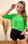 Bluzka Top Kasia Styl Limonka 3Xl (46) -126 Biust
