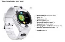 Bemi Sport 4G bialy zegarek