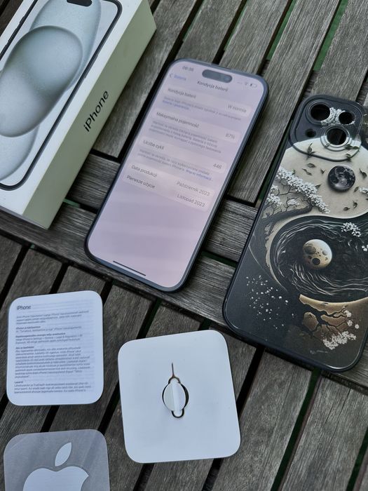 Smartfon Apple / iPhone 15 Black Pamięć 512 GB - Komplet BDB!