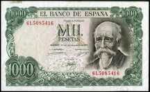 Espanha, 1000 pesetas, 1971