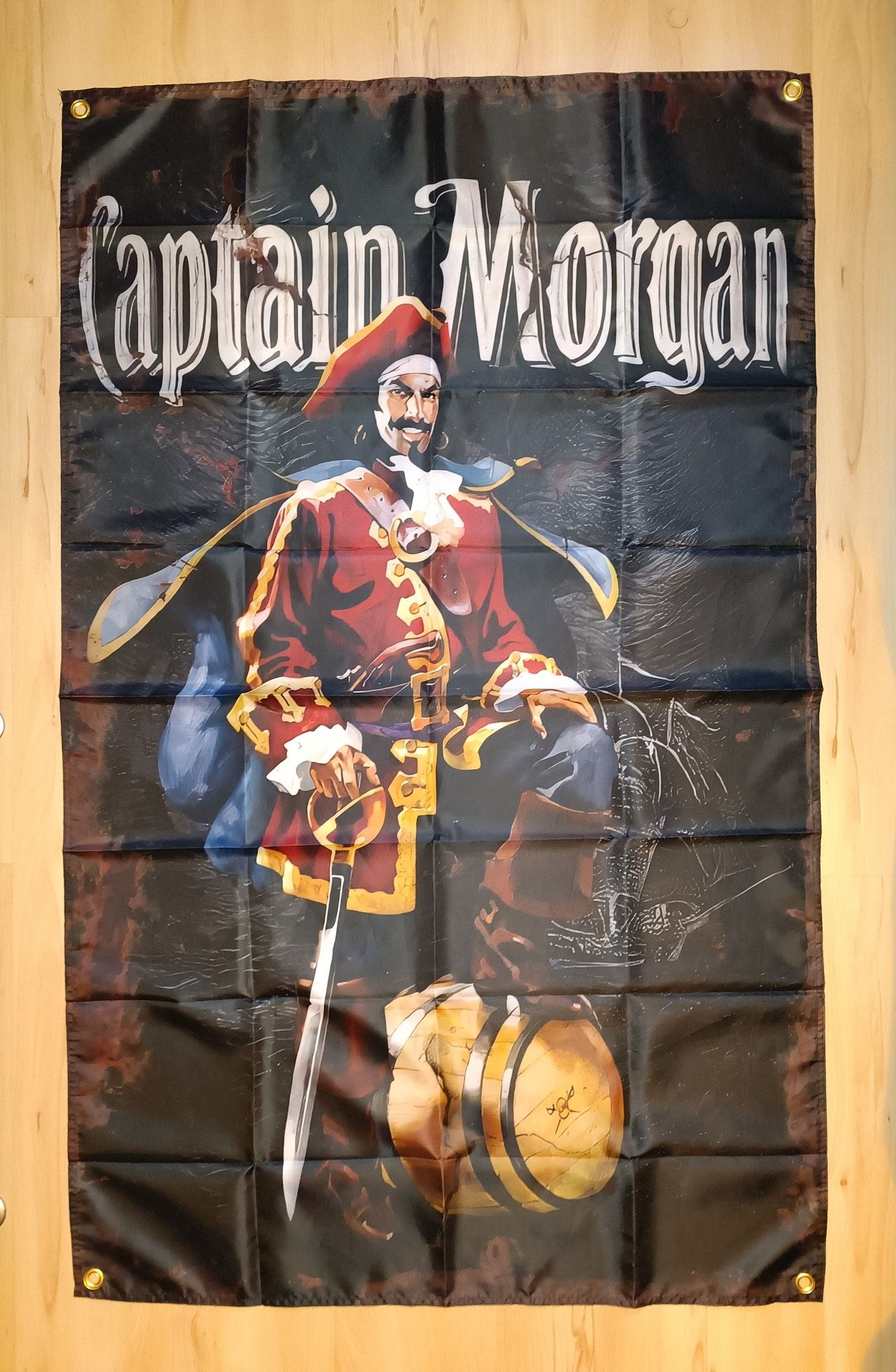 Nowa flaga Captain Morgan 90x150 rum bar loft club pub garaż oldschool