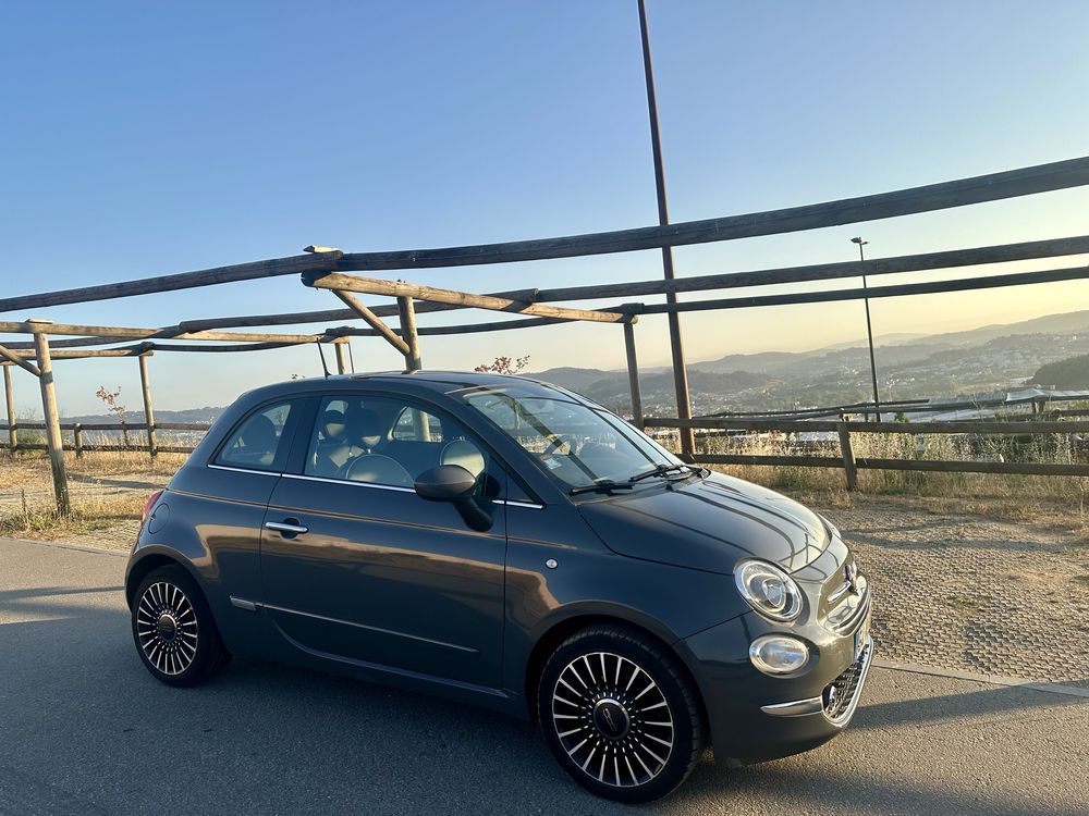 Fiat 500 1.2 c/ teto panorâmico