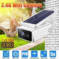 Câmara IP Vídeo Vigilância 1080P • WI-FI • Sem Fios • Solar + Bateria