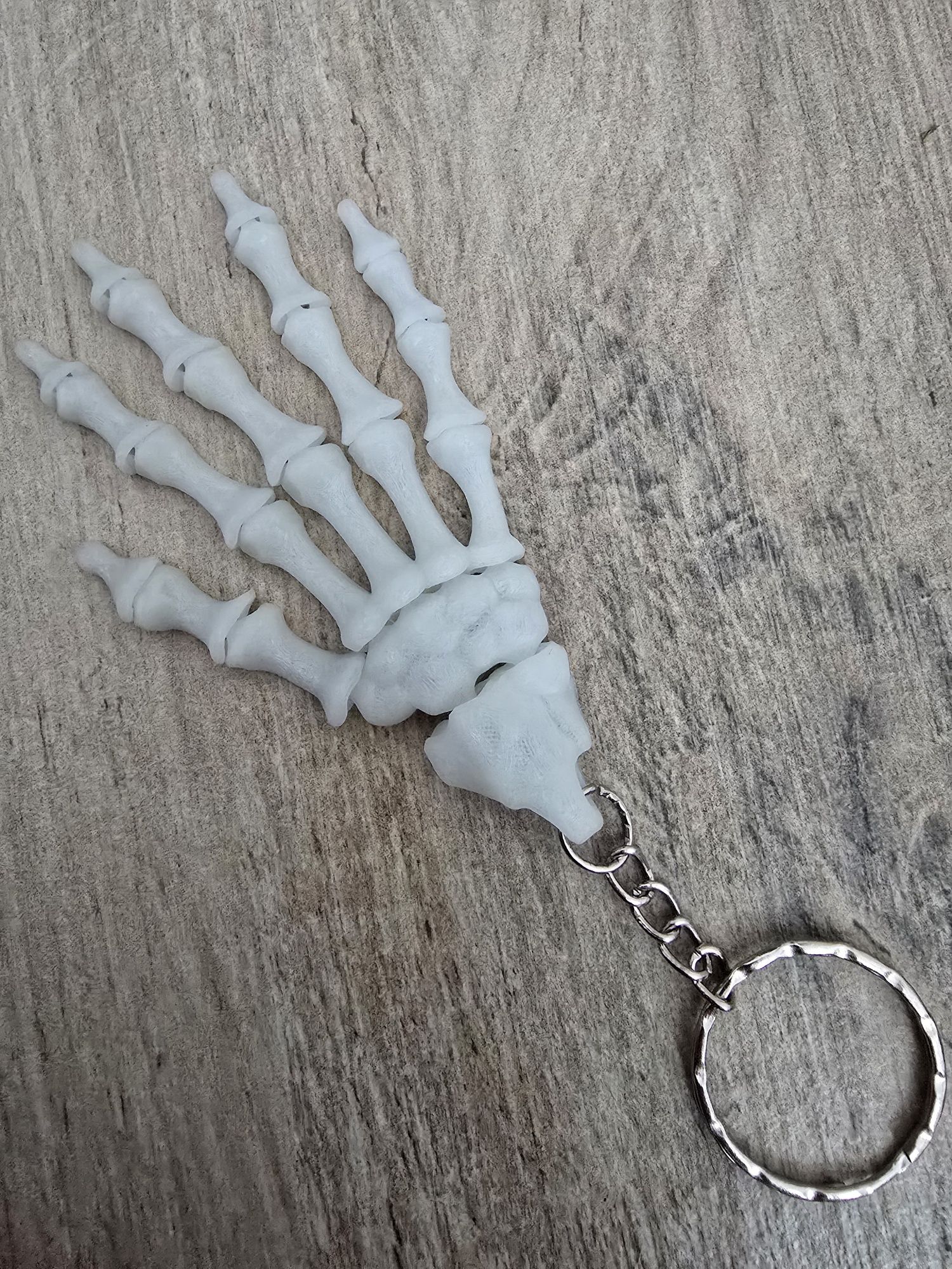 Świecący Keyspinner + Szkieletowa Dłoń 2w1- 3D KeyRambit KeyFlipper