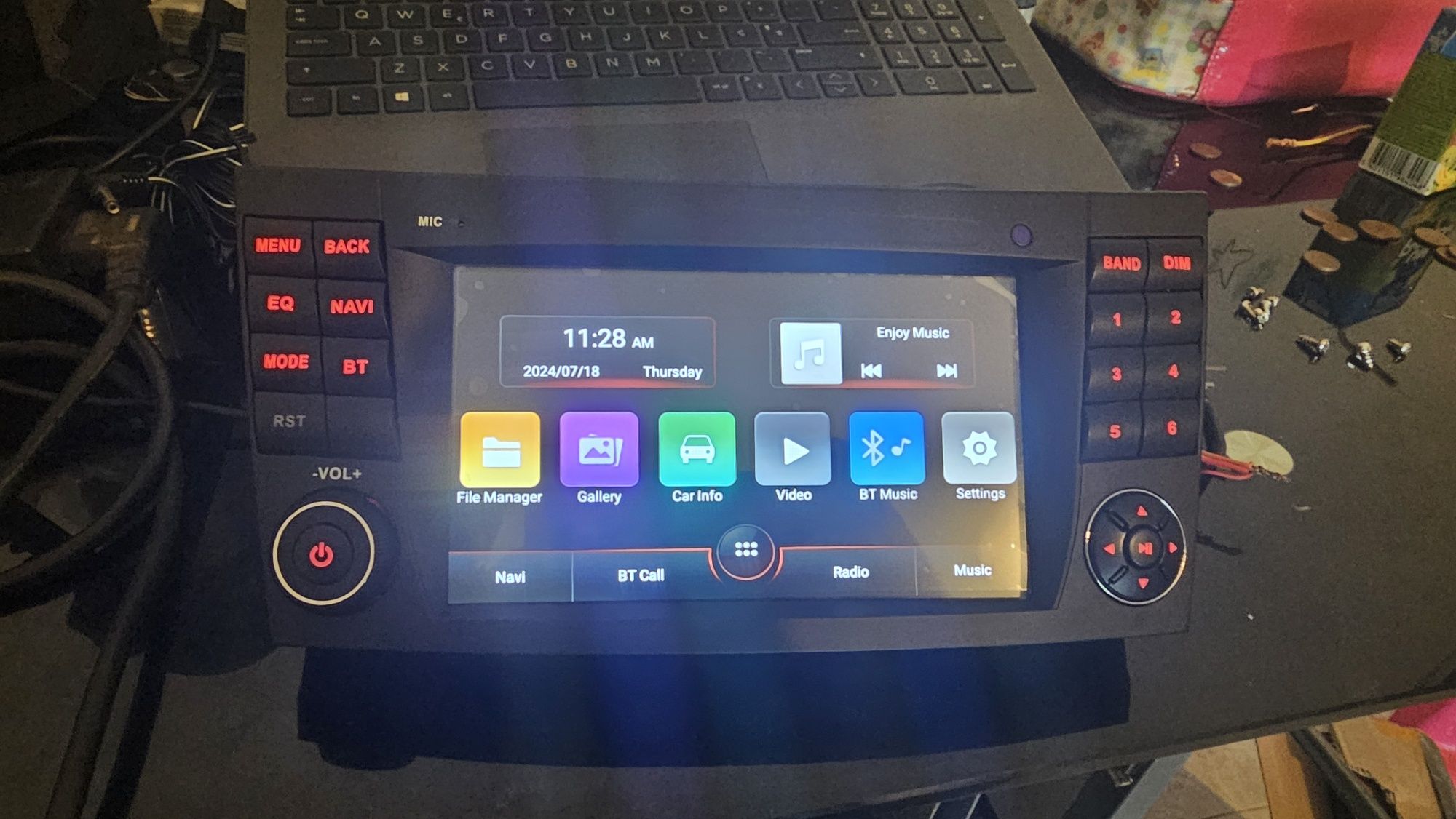 Autoradio android carplay mercedes w211