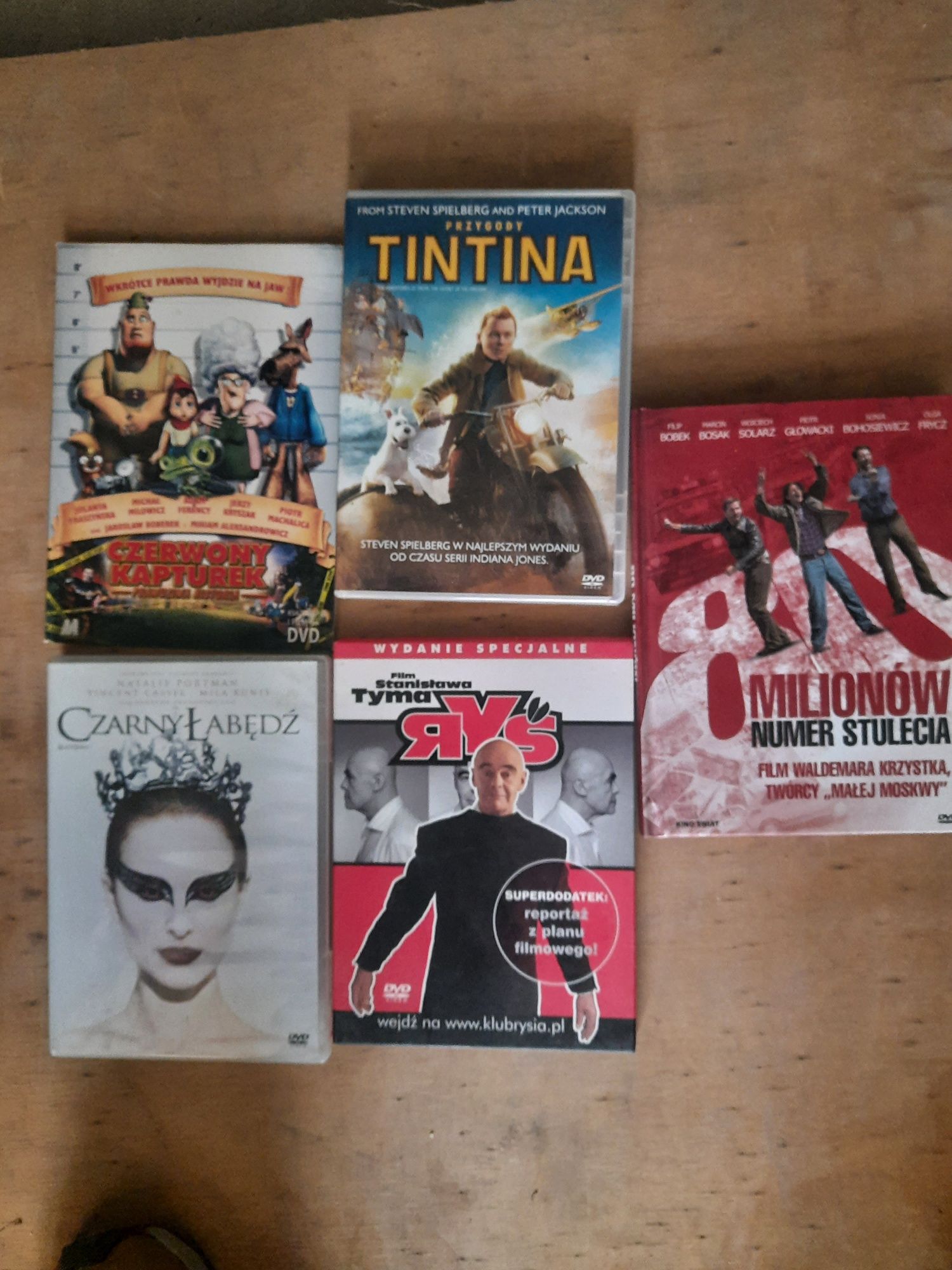 Oryginalne filmy DVD, Jak nowe.