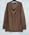 Sweter damski brązowy bluza oversize luźny SARA KELLY 38/40 SW0073