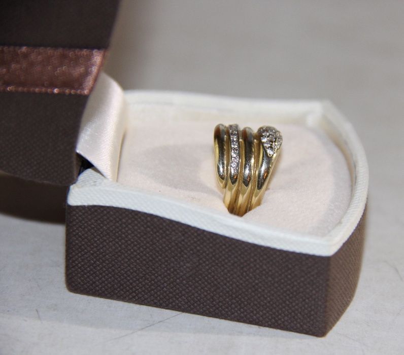 Złoty pierścionek złota obraczka złoto 585 Apart zl 14k waz