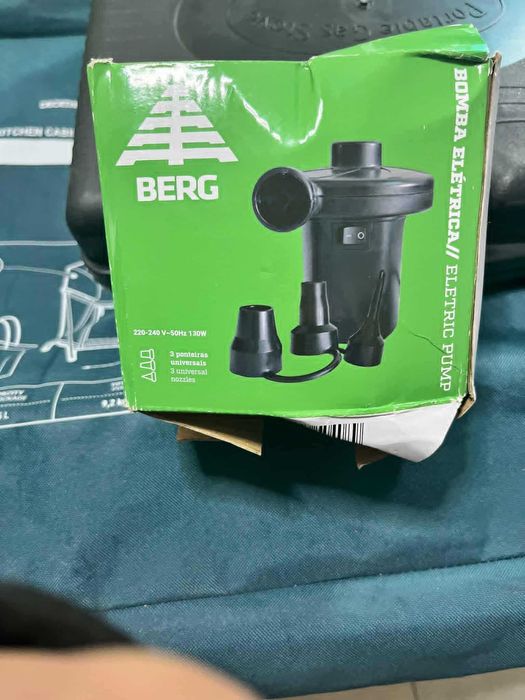 Colchão insuflável de campismo 120cm 2 pessoas