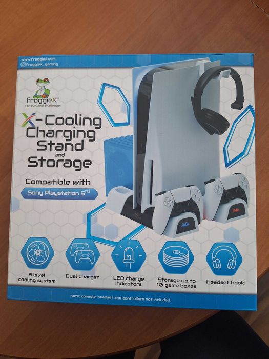 Podstawka chłodząca + ładowarka do PS5 wersja fat – X-Cooling