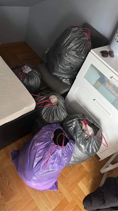 worek ubran damskich losowy zestaw ubran damskich