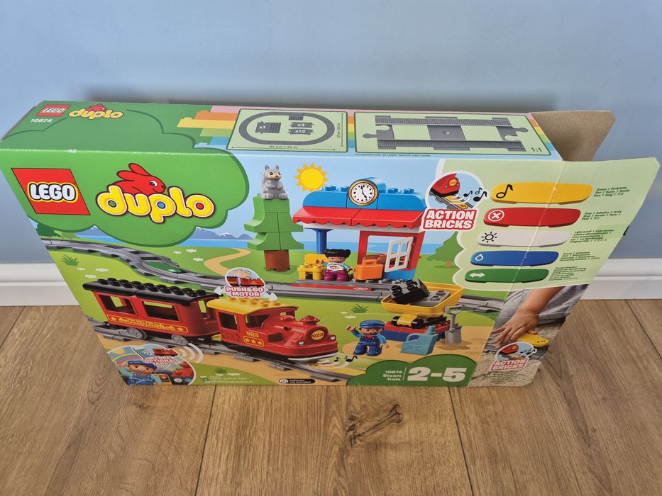 Klocki LEGO DUPLO  10874 kolejka tory pociag