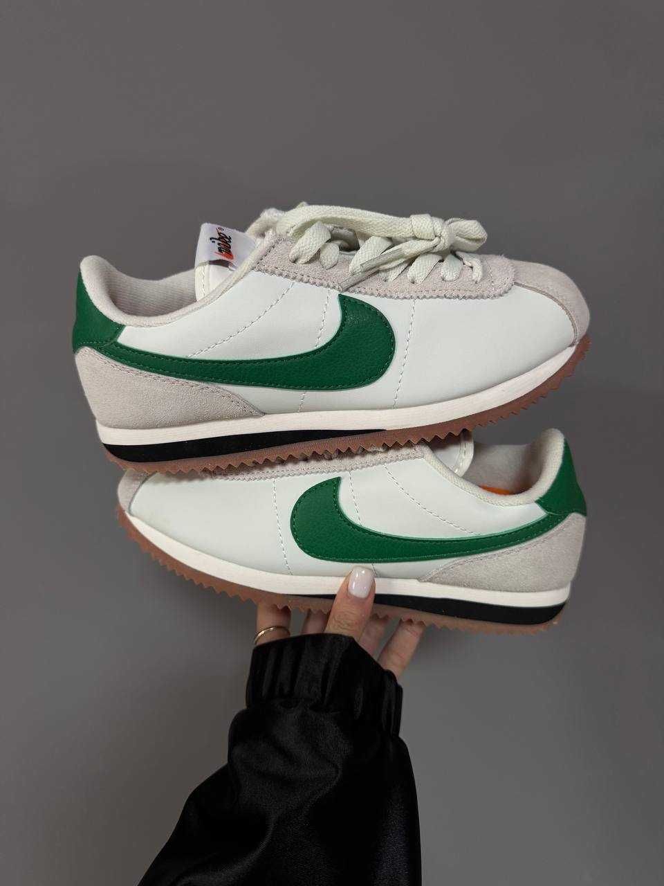 Кросівки Nike Cortez Beige/Green premium