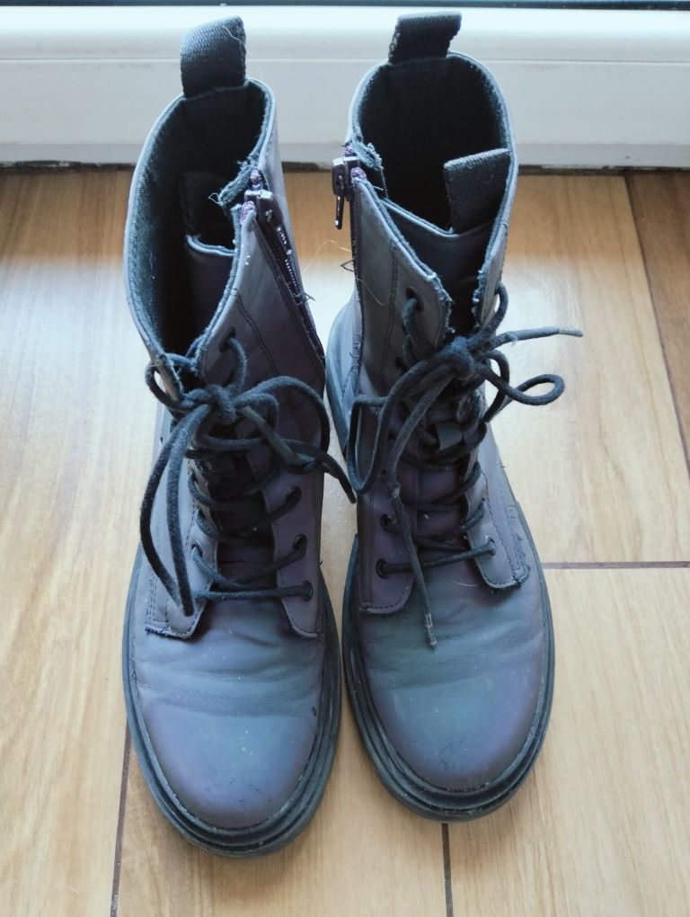 Buty glany holograficzne Zara 38