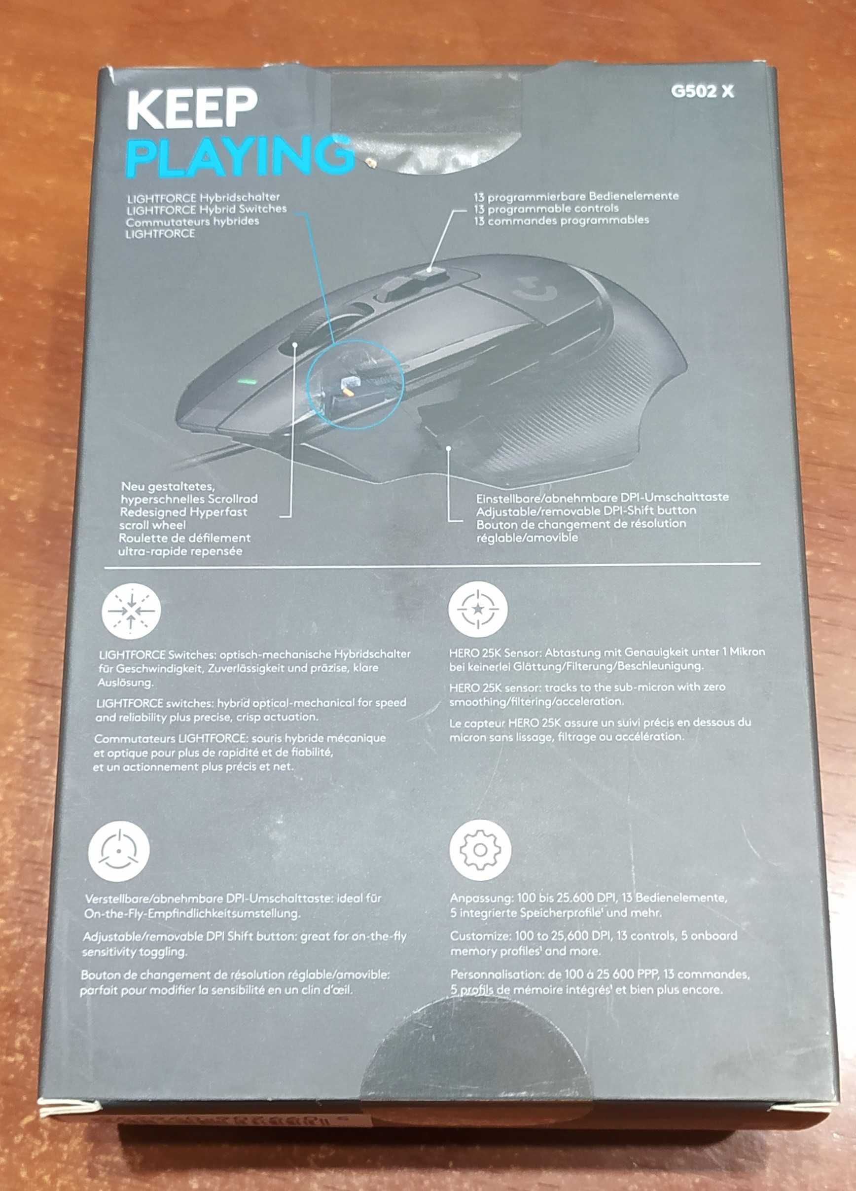 Logitech G502 X USB Black