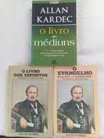Allan Kardec coleção 3 livros