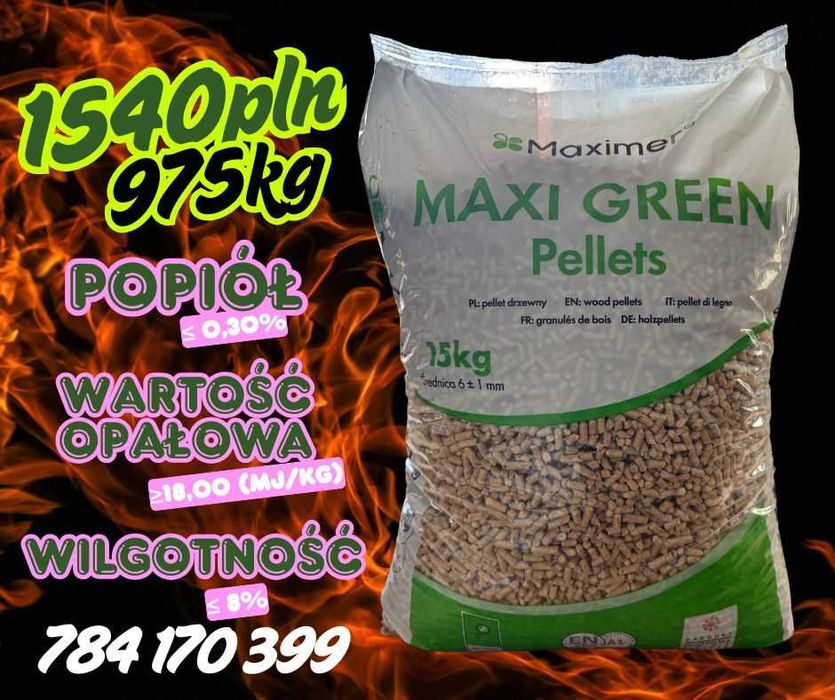 Pellet drzewny Maximer (DINplus ENplus®) Producent