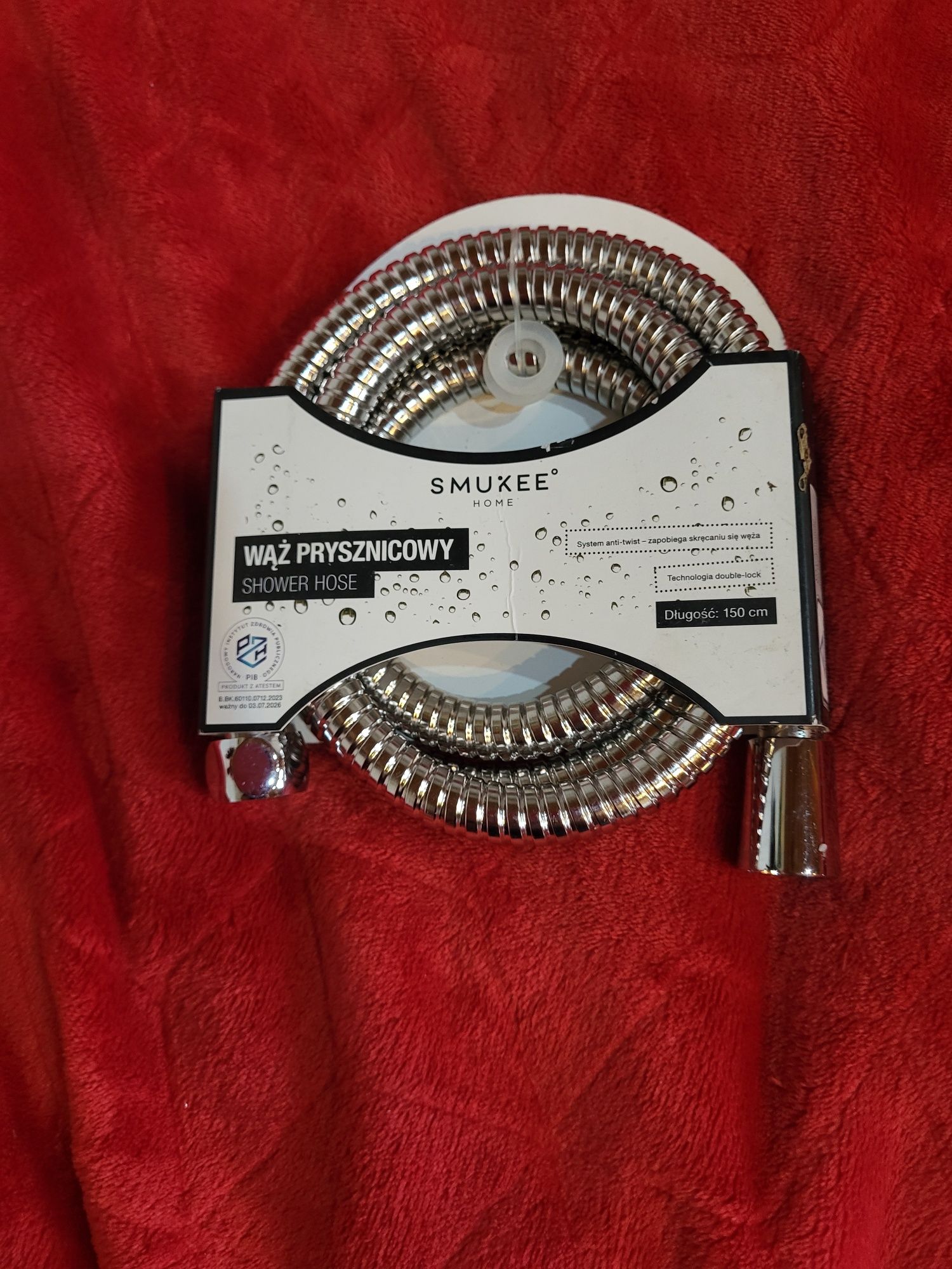 Wąż prysznicowy 150cm Smukee home