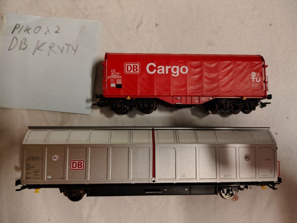 Zestaw 2 wagonów krytych DB Cargo szmaciak plandekowy h0