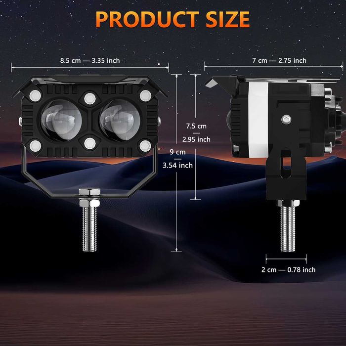 Фари на ближнє світло. В комплекті пара.