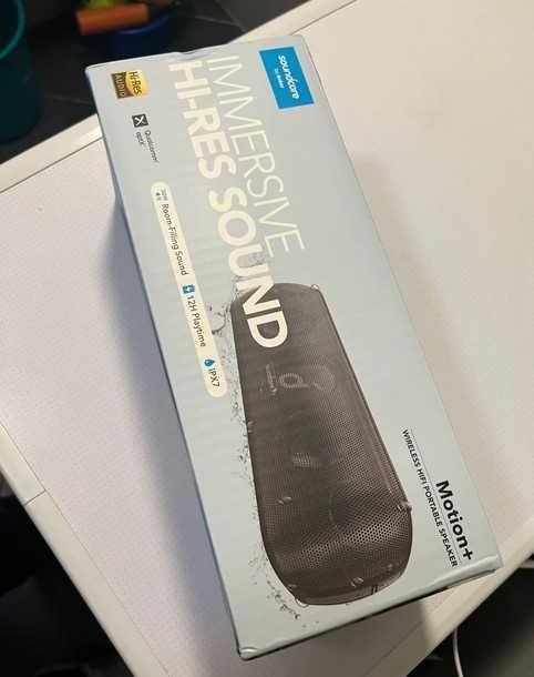 Портативна колонка Anker SoundCore Motion+, motion plus, AptX