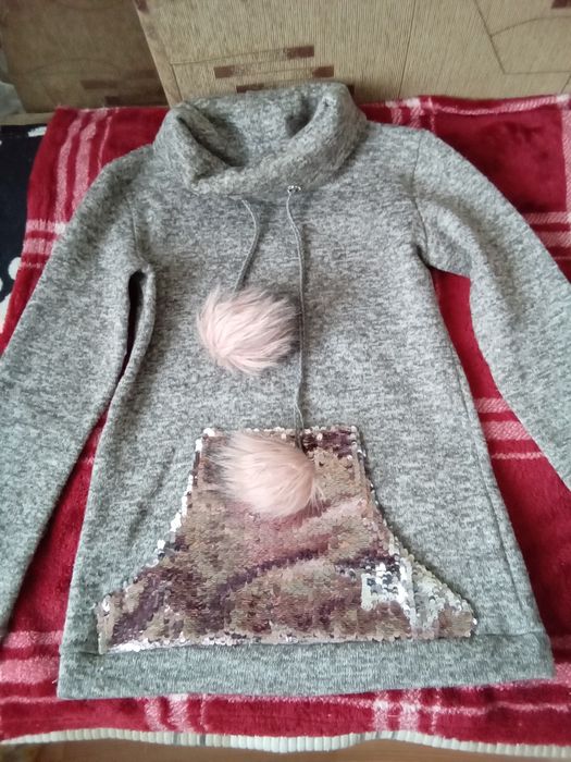 Лот Толстовка утеплённая р. 140-146