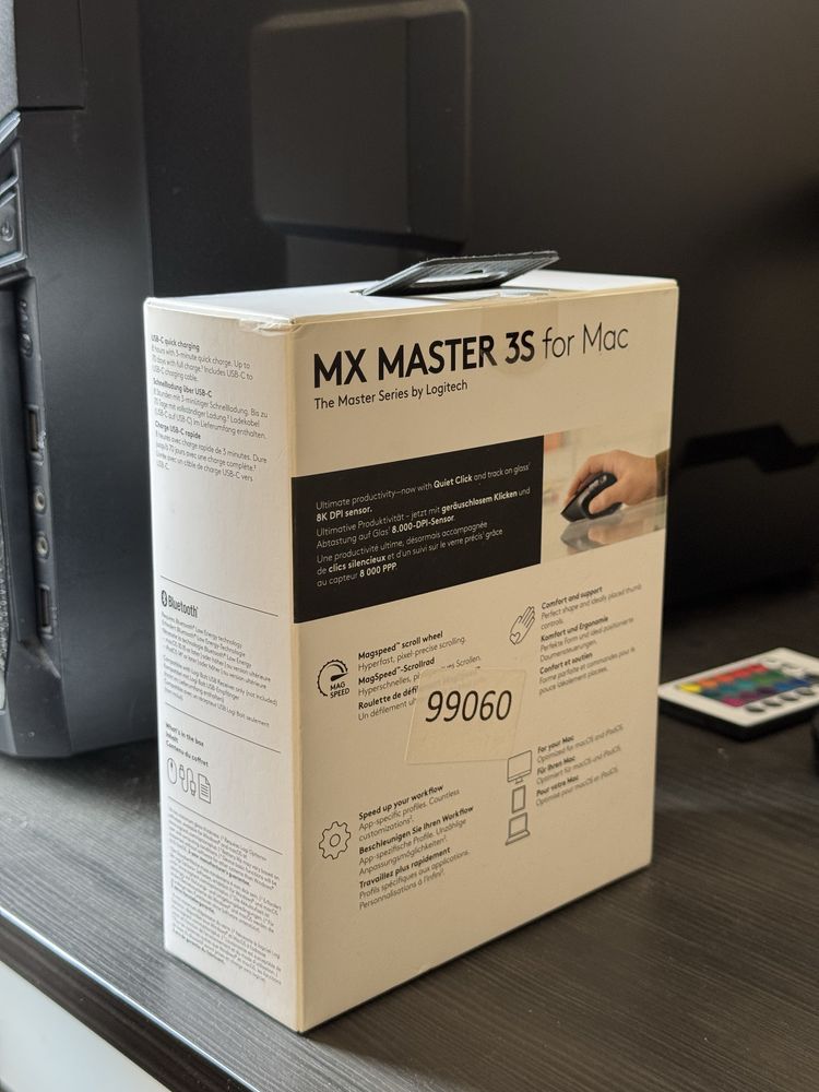 Мишка Logitech MX master 3S for Mac + Кейс