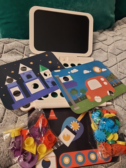 LCD планшет детский 2в1(мозаика)