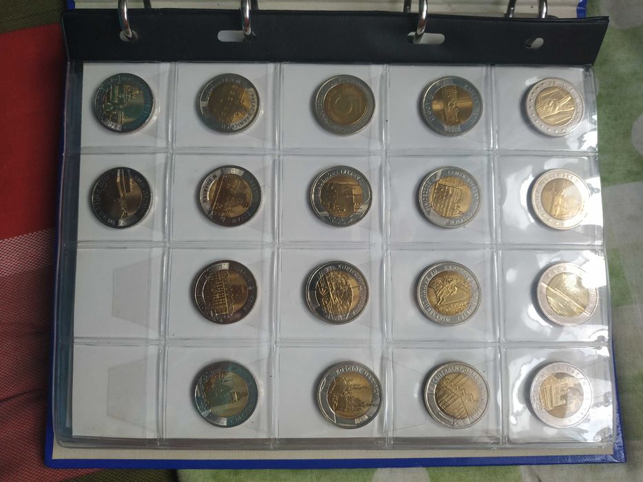 Monety  okolicznościowe 5-cio złotowe - 23szt komplet