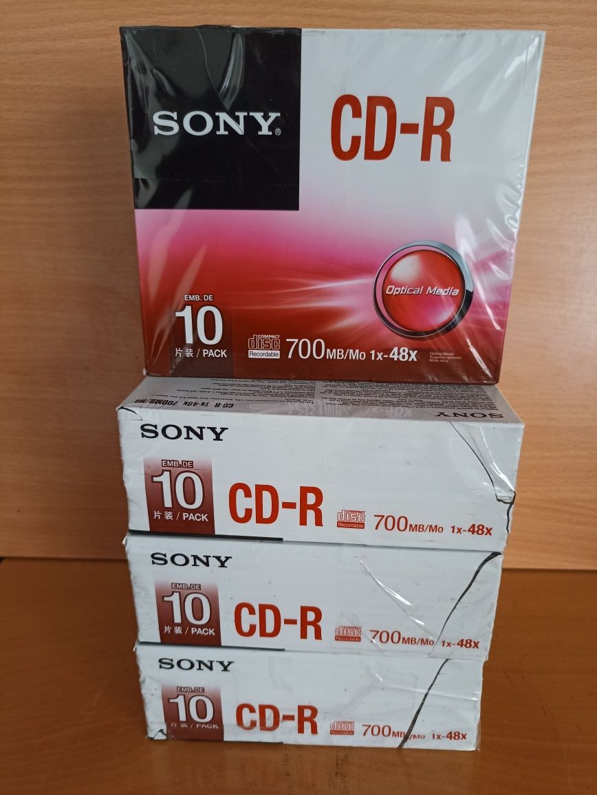 CD Sony maxell TDK Verbatim