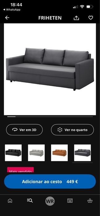 Sofá cama FRIHETEN Ikea