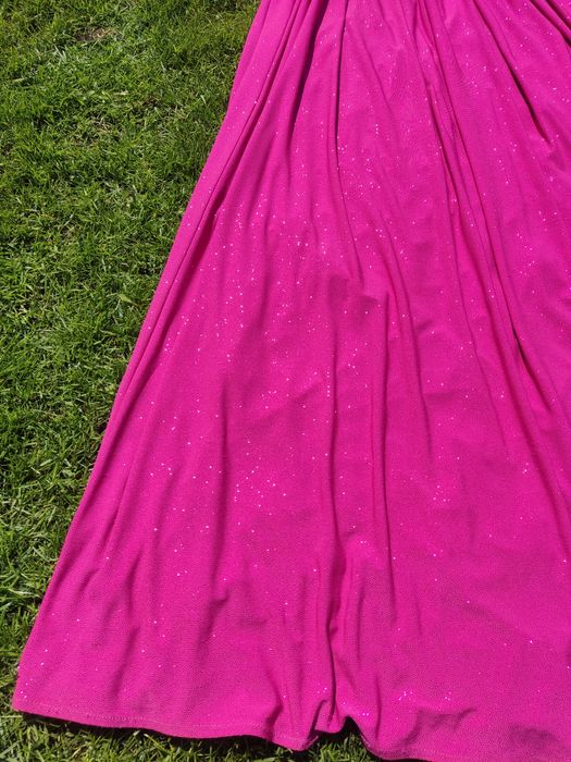 Sukienka elegancka błyszcząca roz 36/38