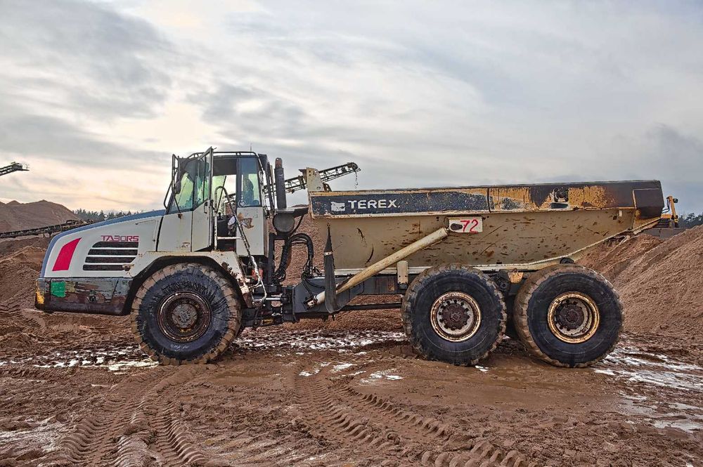 Wozidło technologiczne Terex TA30, budowlane, przegubowe