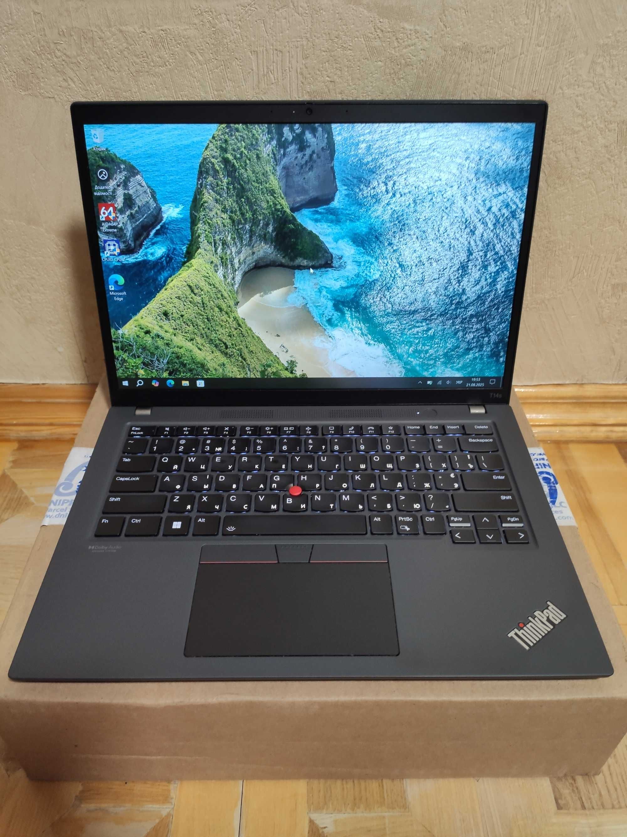 14" Lenovo ThinkPad T14s Gen 3 WUXGA TOUCH i7-1270P 16/256GB SSD NVMe