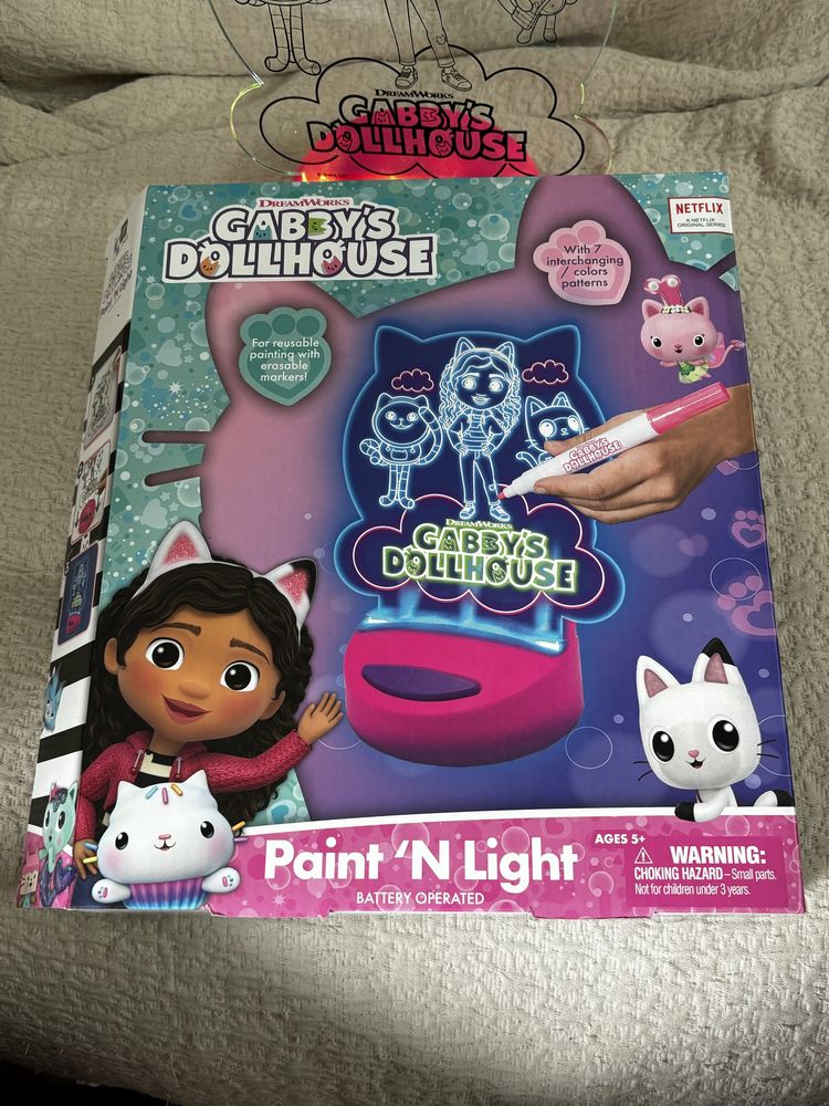 Luz Noturna Pintura Gabby’s Dollhouse Nova