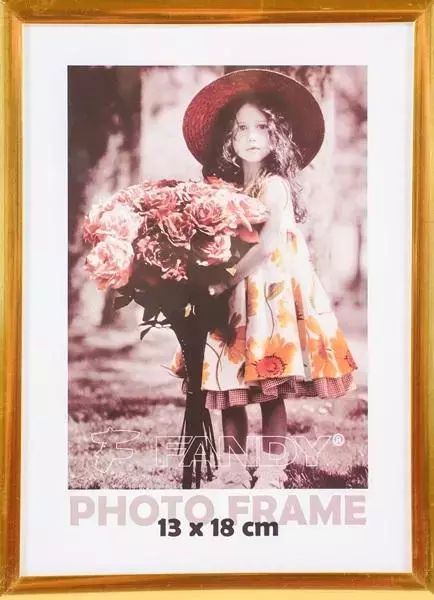 Ramka Simple 13x18cm złota. Fandy