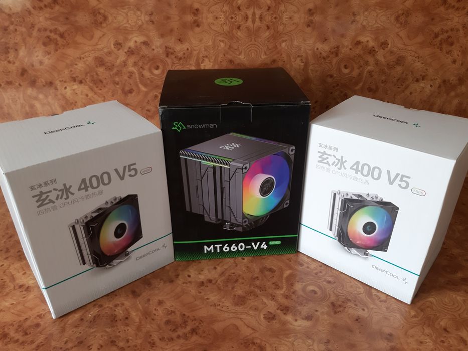 Охолодження процесора DeepCool AG400 V5/ SNOWMAN MT660-V4 Digital ARGB