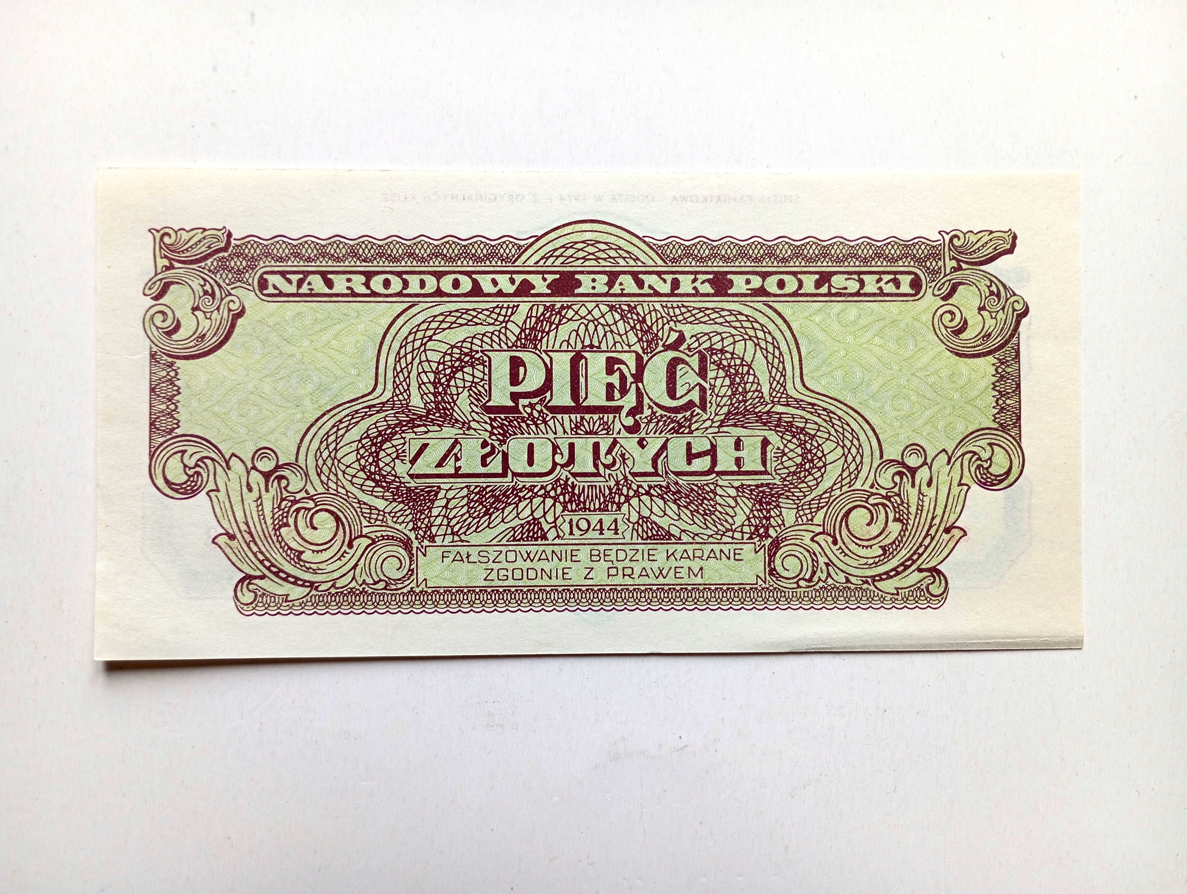 5 zł  1944    - aE -  emisja pamiątkowa