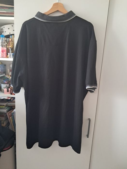 Czarna koszulka polo Hajo 5 XL
