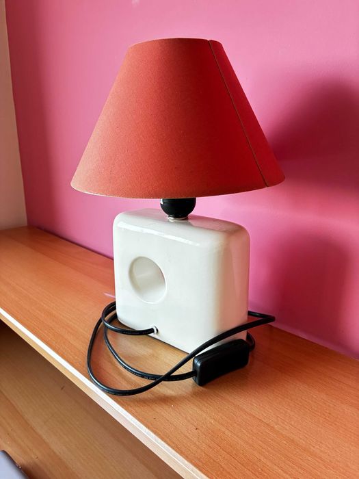 Candeeiro Rosa / Branco