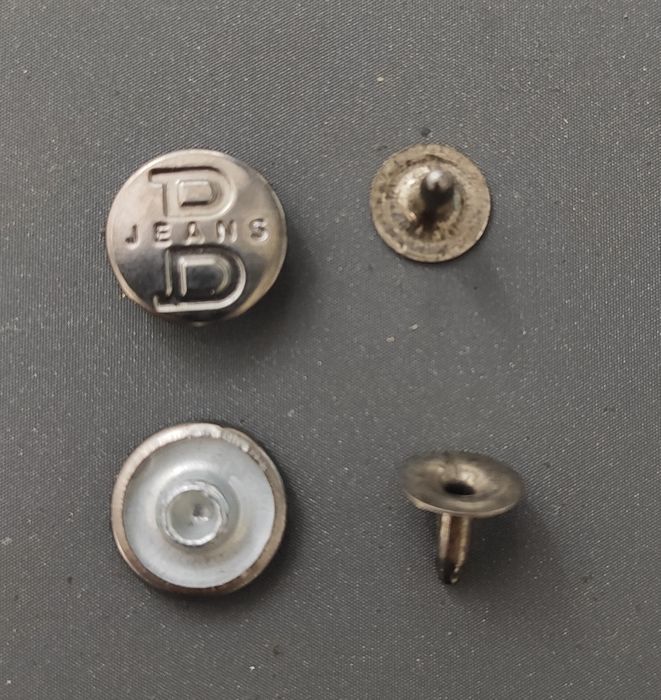 Заклепки (холітени) діаметром 12 мм і 9 мм для джинсів, сумок, одягу.