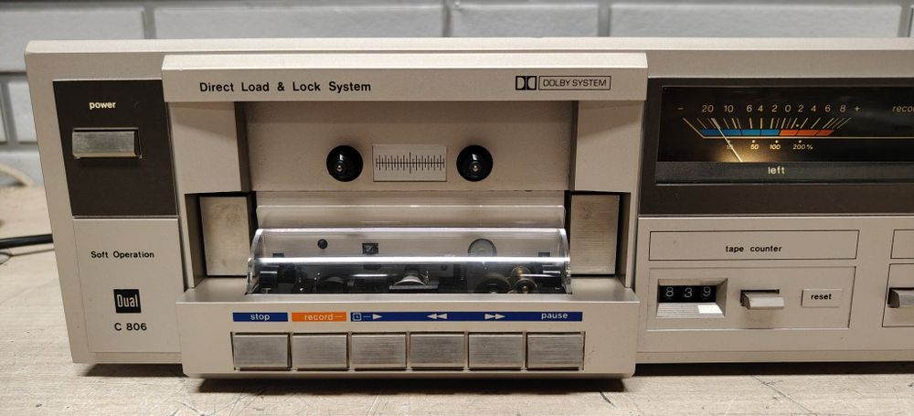 Magnetofon deck DUAL C-806